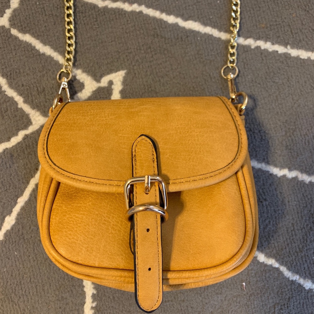 Yellow boutique crossbody bag